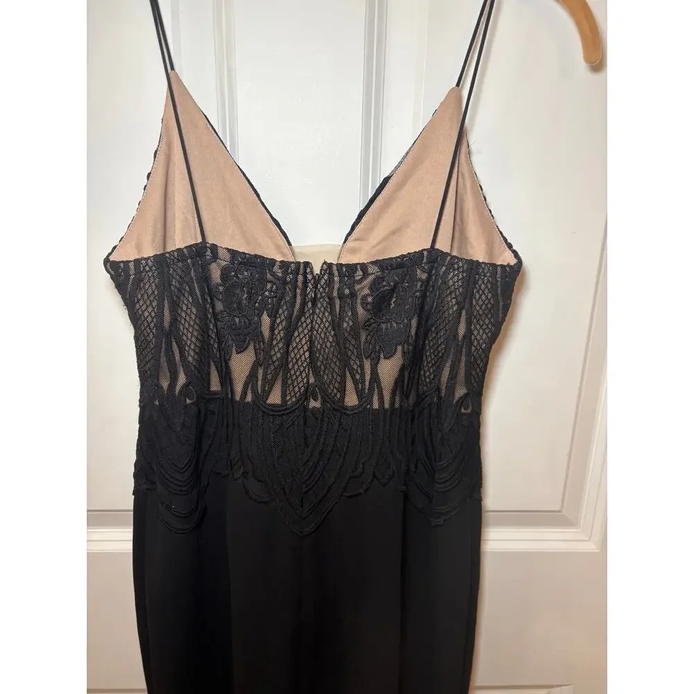 Hello Molly "I Come Alive" Black Maxi Dress Size 6 - Picture 9 of 16